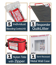 Load image into Gallery viewer, Public Access Bleeding Control Kit - (5) Vacuum pouches