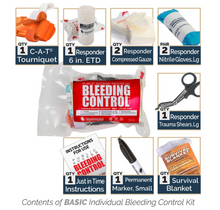 Load image into Gallery viewer, Public Access Bleeding Control Kit - (5) Vacuum pouches