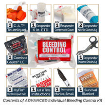 Load image into Gallery viewer, Public Access Bleeding Control Kit - (5) Vacuum pouches