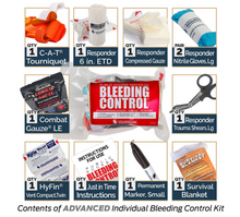 Load image into Gallery viewer, Public Access Bleeding Control Kit - (8) VACUUM sealed pouches