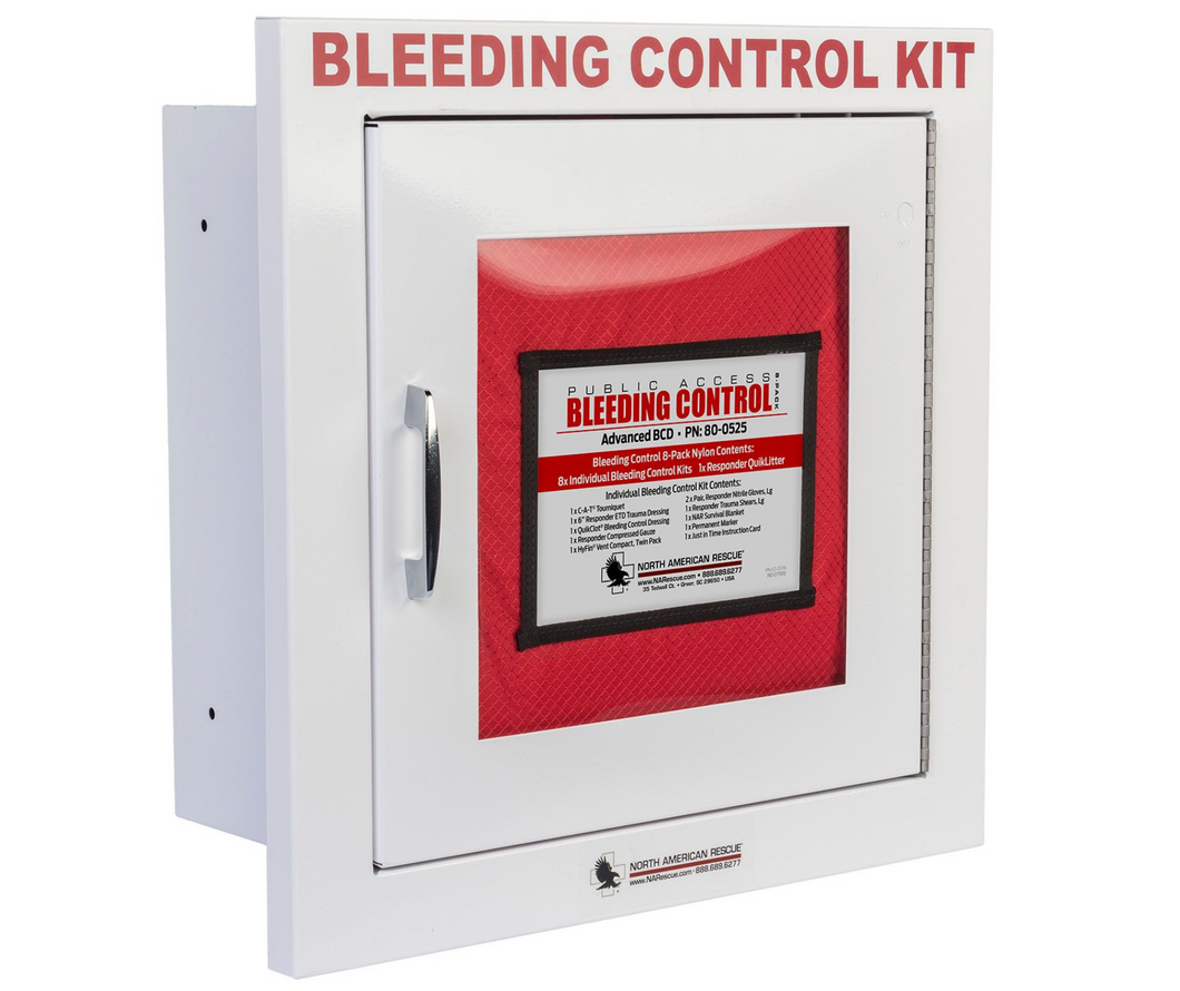 Public Access Bleeding Control Kit - (8) NYLON pouches