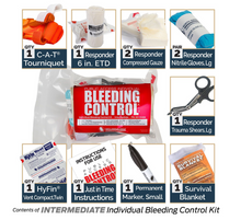 Load image into Gallery viewer, Public Access Bleeding Control Kit - (8) VACUUM sealed pouches
