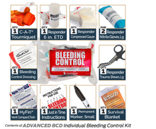 Load image into Gallery viewer, Public Access Bleeding Control Kit - (8) VACUUM sealed pouches
