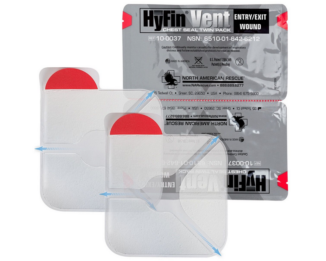 Hyfin Chest Seal Twin Pack (Vented)